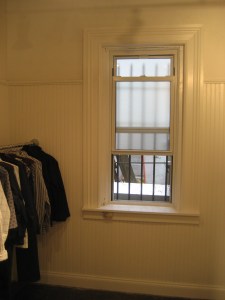 Wainscoting and Window molding