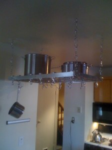Pot Rack Installation