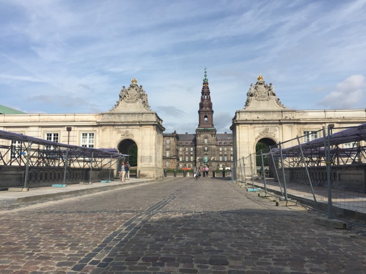 christiansborg castle street side